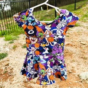Wild Rich Kids Space Jam Skirted Leo 6-12 Months